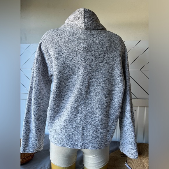 Madewell Mock neck Marled Pullover Top Size M - Picture 8 of 12